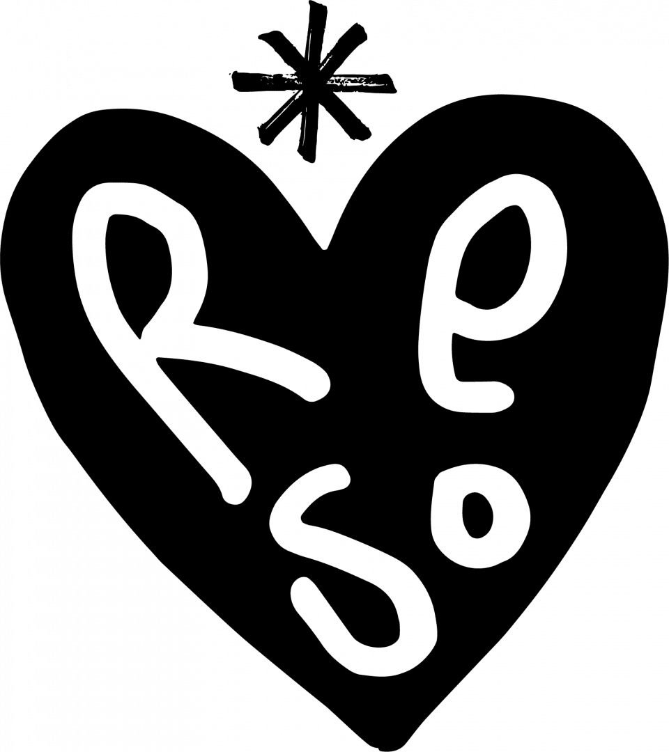 logo Reso avec un coeur, une étoile et quatre lettres
